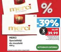 Kaufland MERCI Specialităţi de ciocolată Ofertă