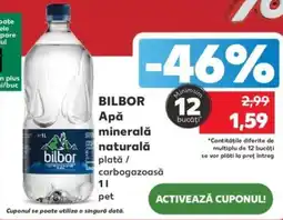 Kaufland BILBOR Apă minerală naturală Ofertă