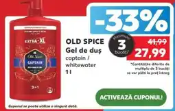 Kaufland OLD SPICE Gel de duş captain / whitewater Ofertă