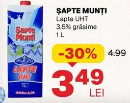 Annabella ŞAPTE MUNȚI Lapte UHT 3.5% grăsime Ofertă