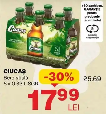 CIUCAȘ Bere sticlă
