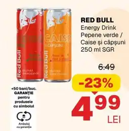 Annabella RED BULL Energy Drink Pepene verde / Caise şi căpşuni Ofertă