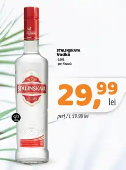 La Doi Pasi STALINSKAYA Vodkǎ Ofertă
