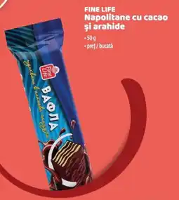 La Doi Pasi FINE LIFE Napolitane cu cacao şi arahide Ofertă
