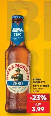 Kaufland BIRRA MORETTI Ofertă