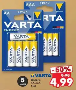 Kaufland Baterii Varta Ofertă