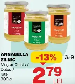 Annabella ANNABELLA ZILNIC Muştar Clasic / Dulce / lute Ofertă