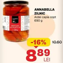 Annabella ANNABELLA ZILNIC Ardei capia copt Ofertă