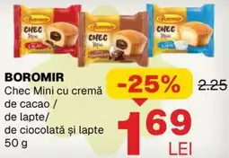 Annabella BOROMIR Chec Mini cu cremă de cacao / de lapte/ de ciocolată şi lapte Ofertă