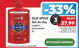 Kaufland OLD SPICE Gel de duș captain / whitewater 1l Ofertă