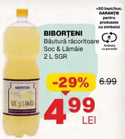 Annabella BIBORȚENI Băutură răcoritoare Soc & Lămâie Ofertă