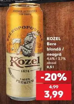 Kaufland KOZEL Bere blondă / neagră Ofertă