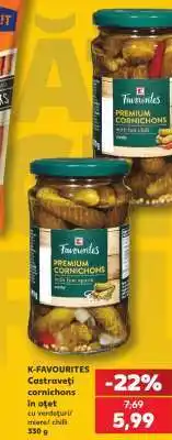 Kaufland K-FAVOURITES Castraveți cornichons Ofertă