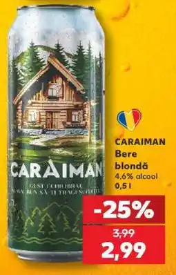 Kaufland CARAIMAN Bere blondă Ofertă