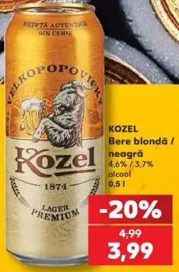 Kaufland KOZEL Bere blondă / neagră Ofertă