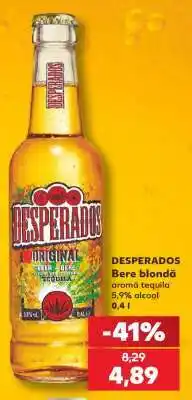 Kaufland DESPERADOS Bere blondă Ofertă