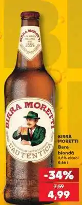 Kaufland BIRRA MORETTI Ofertă