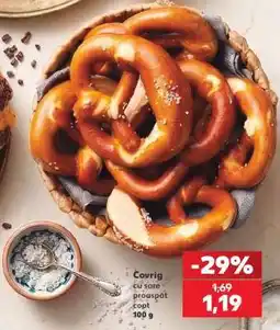 Kaufland Covrig cu sare proaspăt copt Ofertă