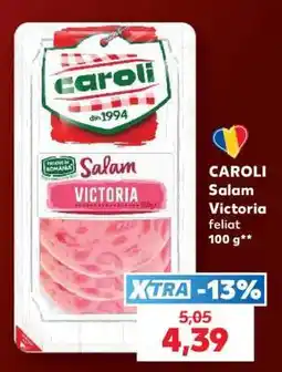 Kaufland CAROLI Salam Victoria feliat 100 g Ofertă