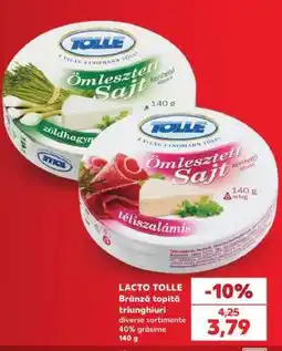 Kaufland LACTO TOLLE Brânză topită triunghiuri Ofertă