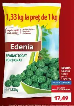 Kaufland EDENIA Spanac tocat porționat Ofertă