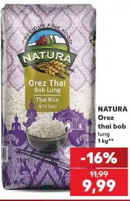 Kaufland NATURA Orez thai bob lung 1 kg Ofertă