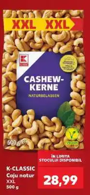 Kaufland K-CLASSIC Caju natur XXL Ofertă