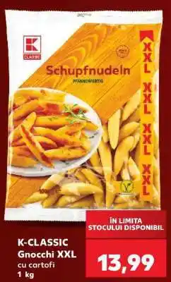 Kaufland K-CLASSIC Gnocchi XXL cu cartofi Ofertă