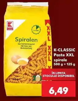 Kaufland K-CLASSIC Paste XXL spirale Ofertă