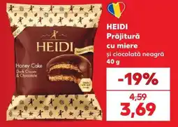 Kaufland HEIDI Prăjitură cu miere și ciocolată neagră 40 g Ofertă