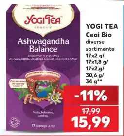 Kaufland YOGI TEA Ceai Bio Ofertă