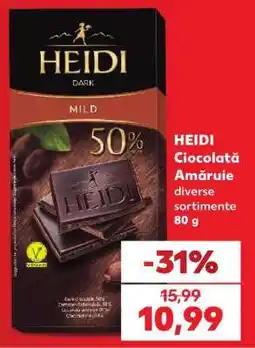 Kaufland HEIDI Ciocolată Amăruie Ofertă