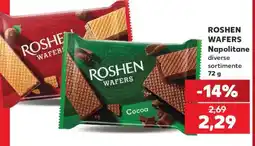 Kaufland ROSHEN WAFERS Napolitane Ofertă