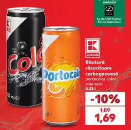 Kaufland Băutură răcoritoare carbogazoasă portocale/cola/cola zero Ofertă