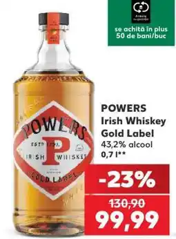 Kaufland POWERS Irish Whiskey Gold Label Ofertă