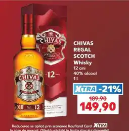 Kaufland CHIVAS REGAL Scotch Whisky Ofertă