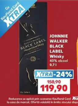 Kaufland JOHNNIE WALKER Black Label Whisky Ofertă