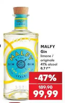 Kaufland MALFY Gin Ofertă