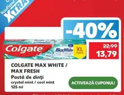 Kaufland COLGATE MAX WHITE / MAX FRESH Ofertă