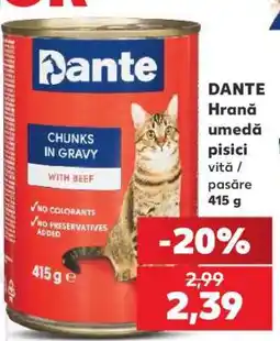 Kaufland DANTE Hrană umedă pisici Ofertă