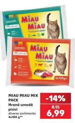 Kaufland MIAU MIAU MIX PACK Ofertă
