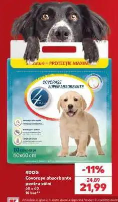 Kaufland 4DOG Covorașe absorbante pentru câini Ofertă