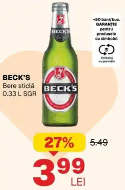 Annabella BECK'S Bere sticlă Ofertă
