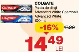 Annabella COLGATE Pasta de dinți Advanced White Charcoal/ Advanced White Ofertă