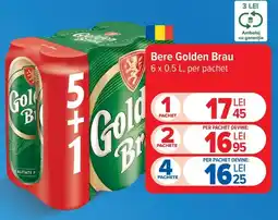 Carrefour Market Bere Golden Brau Ofertă
