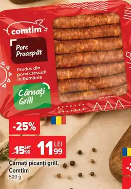 Carrefour Market Cârnați picanţi grill, Comtim Ofertă