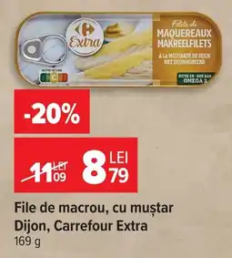 Carrefour Market File de macrou, cu muştar Dijon, Carrefour Extra Ofertă