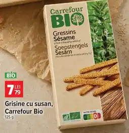 Carrefour Market Grisine cu susan, Carrefour Bio Ofertă