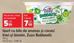 Carrefour Market laurt cu bile de ananas și cocos/ kiwi şi lămâie, Zuzu Bobbastic Ofertă