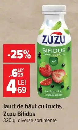 Carrefour Market laurt de băut cu fructe, Zuzu Bifidus Ofertă